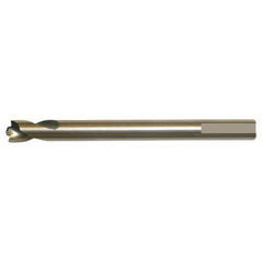 6.50mm RHS / RHC HSS-CO 8% (M42) 135 Degree Split Point Welding Point Drill - Straw / Gold Oxide - Exact Industrial Supply