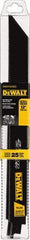 DeWALT - Bi-Metal Reciprocating Saw Blade - Straight Profile, 14 to 18 TPI, Toothed Edge - Benchmark Tooling