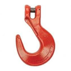 CM - 3/4 Inch Chain Diameter, Grade 100 Clevis Hook - 35,300 Lbs. Load Capacity, 0.88 Inch Inside Diameter, 0 Inch Pin Diameter, 2.09 Inch Hook Throat, 10.8 Inch Overall Length, 7.09 Inch Hook Width - Benchmark Tooling