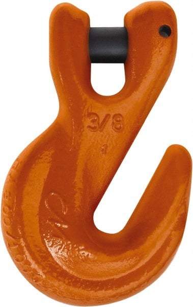 CM - 5/8 Inch Chain Diameter, Grade 100 Clevis Hook - 22,600 Lbs. Load Capacity, 0.79 Inch Inside Diameter, 3/4 Inch Pin Diameter, 0.79 Inch Hook Throat, 6.54 Inch Overall Length, 4.18 Inch Hook Width - Benchmark Tooling