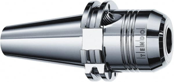 Schunk - CAT50 Taper Shank, 10mm Hole Diam, Hydraulic Tool Holder/Chuck - 40mm Nose Diam, 81mm Projection, 29.1mm Clamp Depth, 25,000 RPM, Through Coolant - Exact Industrial Supply