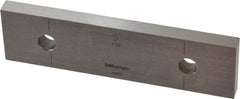 Mitutoyo - 5" Rectangular Steel Gage Block - Accuracy Grade 0, Includes Certificate of Inspection - Benchmark Tooling