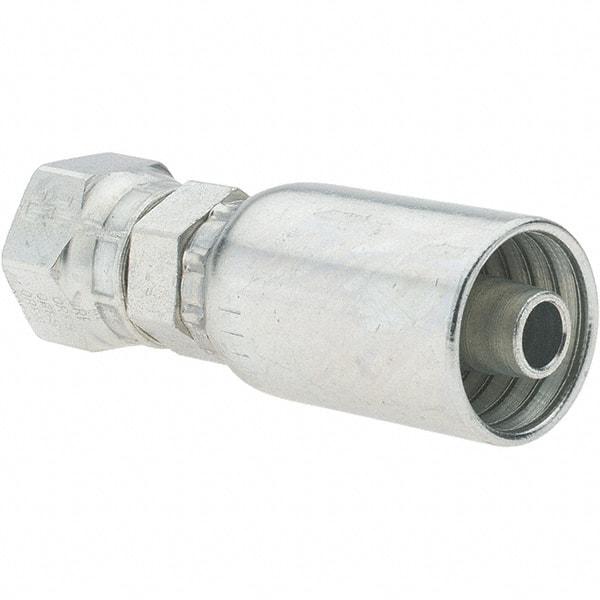 Parker - 11/16-16 Seal-Lok Steel Hydraulic Hose Swivel - -6 Hose Size, 3/8" Hose Diam - Benchmark Tooling