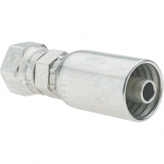 Parker - 11/16-16 Seal-Lok Steel Hydraulic Hose Swivel - -6 Hose Size, 3/8" Hose Diam - Benchmark Tooling