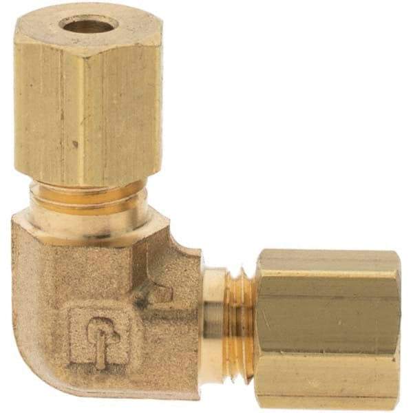 Parker - 1/8" OD, Brass Union Elbow - 400 Max Working psi, Comp x Comp Ends - Benchmark Tooling
