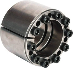 Climax Metal Products - M8 Thread, 38mm Bore Diam, 75mm OD, Shaft Locking Device - 7 Screws, 32,411 Lb Axial Load, 2.953" OAW, 1.732" Thrust Ring Width, 2,020 Ft/Lb Max Torque - Benchmark Tooling