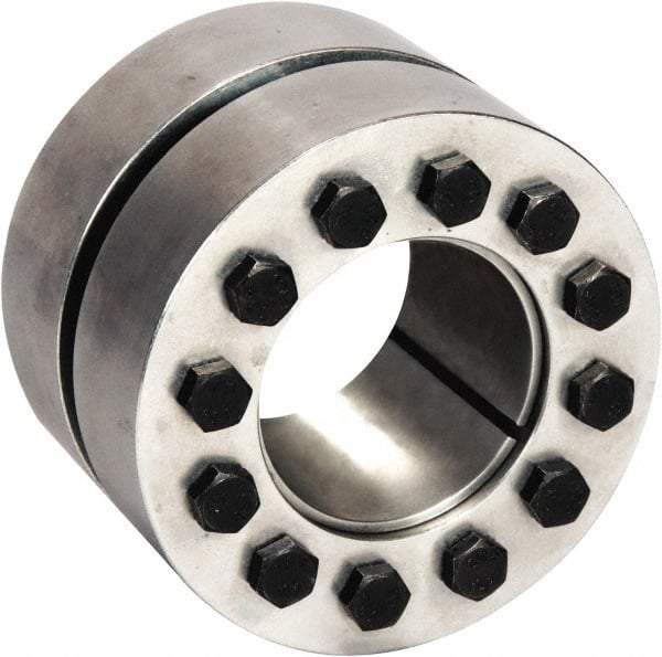 Climax Metal Products - M8 Thread, 1-5/8" Bore Diam, 96mm OD, Shaft Locking Device - 7 Screws, 28,741 Lb Axial Load, 3.78" OAW, 1.969" Thrust Ring Width, 1,946 Ft/Lb Max Torque - Benchmark Tooling