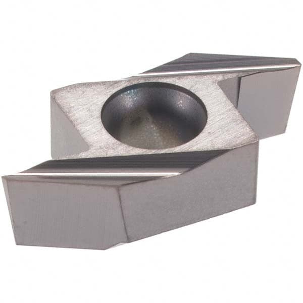 Kyocera - ABS15 Grade PR1225 Carbide Turning Insert - Megacoat Finish, Parallelogram, 5/32" Thick, 0.0508mm Corner Radius - Benchmark Tooling