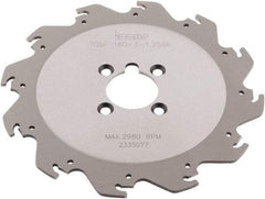 Iscar - Arbor Hole Connection, 0.118" Cutting Width, 2.05" Depth of Cut, 0.098" Cutter Diam, 1-1/4" Hole Diam, 8 Tooth Indexable Slotting Cutter - TGSF Toolholder, TAG N3 Insert - Benchmark Tooling