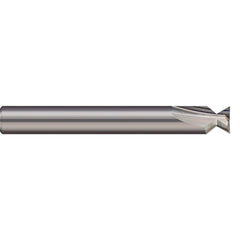 Harvey Tool - 60° 1/32" Cut Diam, 0.014" Cut Width, Solid Carbide Dovetail Cutter - Exact Industrial Supply