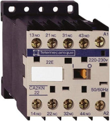 Schneider Electric - 2NC/2NO, 200 VAC at 50/60 Hz Control Relay - 17 V - Benchmark Tooling