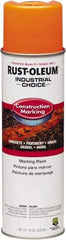 Rust-Oleum - 15 fl oz Orange Marking Paint - Water-Based Formula - Benchmark Tooling