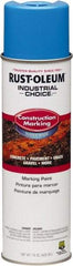 Rust-Oleum - 15 fl oz Blue Marking Paint - Water-Based Formula - Benchmark Tooling