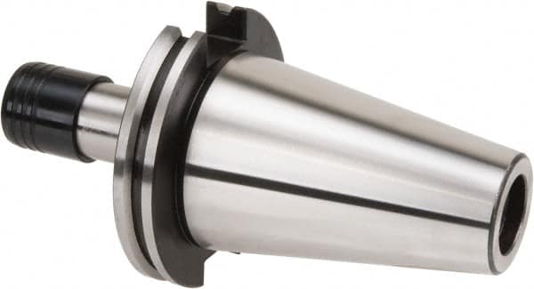 Accupro - CAT50 Taper Shank Rigid Tapping Adapter - #0 to 9/16" Tap Capacity, 87.5mm Projection, Size 1 Adapter, Quick Change, Through Coolant - Exact Industrial Supply