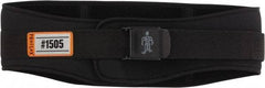Ergodyne - Size S, Cam Buckle, Nylon/Foam Belt - 25 to 30" Waist, 6-1/4" Wide, Black - Benchmark Tooling