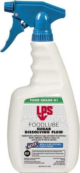 LPS - 28 oz Trigger Spray Bottle Spray Lubricant - Clear, 41°F to 203°F, Food Grade - Benchmark Tooling