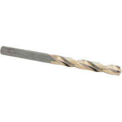 Import - 17/64" High Speed Steel, 135° Point, Round with Flats Shank Maintenance Drill Bit - Benchmark Tooling