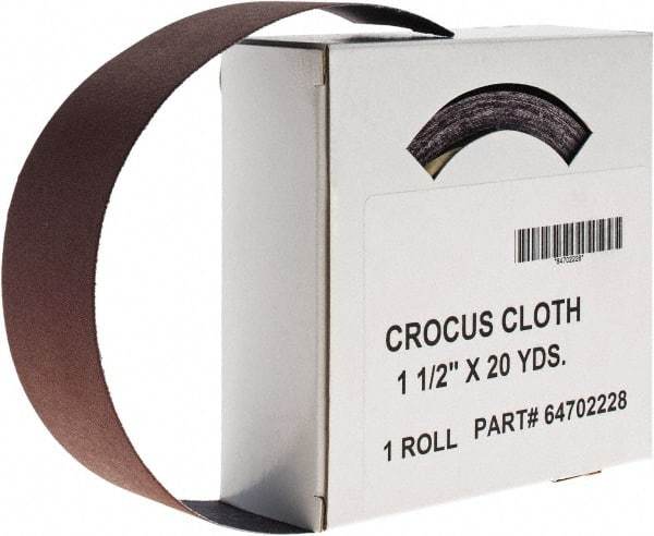 Value Collection - Shop Rolls   Abrasive Material: Crocus    Roll Width (Inch): 1-1/2 - Benchmark Tooling