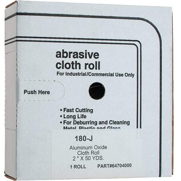 Value Collection - Shop Rolls   Abrasive Material: Aluminum Oxide    Roll Width (Inch): 2 - Benchmark Tooling