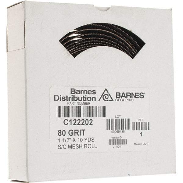 Made in USA - Shop Rolls   Abrasive Material: Silicon Carbide    Roll Width (Inch): 1-1/2 - Benchmark Tooling