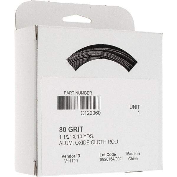 Value Collection - Shop Rolls   Abrasive Material: Aluminum Oxide    Roll Width (Inch): 1-1/2 - Benchmark Tooling