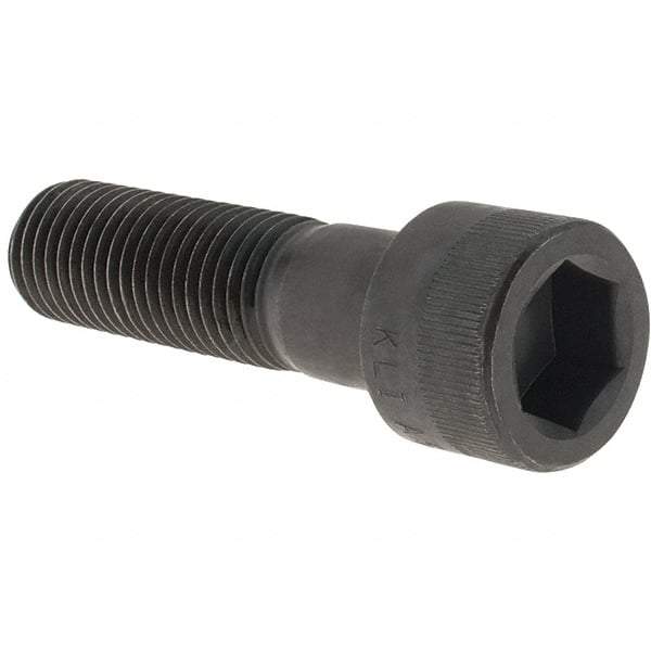 Made in USA - 7/8-9 UNC Hex Socket Drive, Socket Cap Screw - Alloy Steel, Black Oxide Finish, Fully Threaded, 3-1/4" Length Under Head - Benchmark Tooling