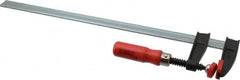 Bessey - 18" Capacity, 2-1/2" Throat Depth Steel Bar Clamp - 600 Lb Clamping Pressure - Benchmark Tooling