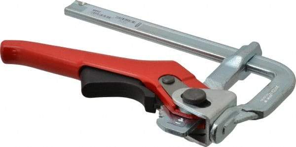 Bessey - 2-3/8" Deep Throat, 4" Max Capacity, Standard Sliding Arm Clamp - 400 Lb Clamping Pressure - Benchmark Tooling