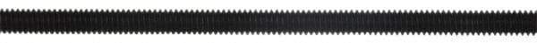 Gibraltar - 5/8-11 6-1/2" OAL Unequal Double Threaded Stud - Carbon Steel, Black Oxide Finish, 2" Long Thread Length, 7/8" Short Thread Length - Benchmark Tooling