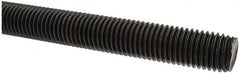 Value Collection - 3/4-10 UNC (Coarse), 6' Long, Medium Carbon Steel Threaded Rod - Black Oxide Finish, Right Hand Thread - Benchmark Tooling