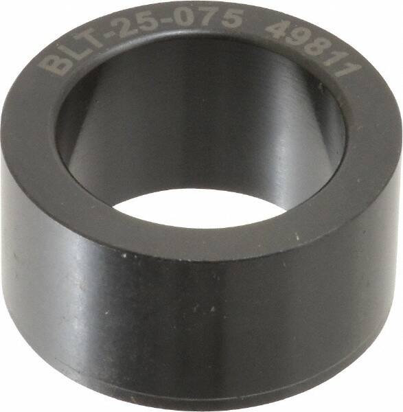 Jergens - 1.3772" OD, 3/4" Plate Thickness, Secondary Ball Lock, Modular Fixturing Liner - 25mm ID, -0.0004, 0.0000" Tolerance - Benchmark Tooling