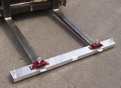 Shields Magnetics - 48" Long Fork Lift Magnetic Sweeper - 5" Wide x 2" High - Benchmark Tooling