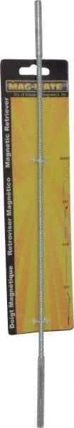 Mag-Mate - 18" Long Magnetic Retrieving Tool - 1 Lb Max Pull, 5/16" Head Diam - Benchmark Tooling