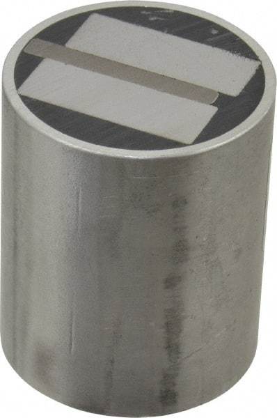 Mag-Mate - 3/8-16 Thread, 2" Diam, 2-7/16" High, 172 Lb Average Pull Force, Neodymium Rare Earth Pot Magnet - 5/16" Tapped Hole Depth, Aluminum Insulated - Benchmark Tooling