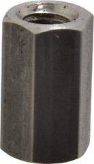 Made in USA - 5/16-24 UNF, 7/8" OAL Stainless Steel Standard Coupling Nut - 1/2" Width Across Flats - Benchmark Tooling