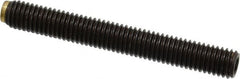 J.W. Winco - M8x1.25 Metric Coarse, 63mm Length of Thread, Soft Tip Point Set Screw - Grade 5.8 Steel, 4mm Key - Benchmark Tooling