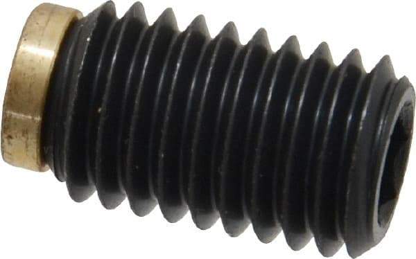 J.W. Winco - M10x1.50 Metric Coarse, 16mm Length of Thread, Soft Tip Point Set Screw - Grade 5.8 Steel, 5mm Key - Benchmark Tooling