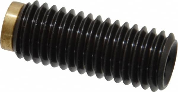 J.W. Winco - M10x1.50 Metric Coarse, 25mm Length of Thread, Soft Tip Point Set Screw - Grade 5.8 Steel, 5mm Key - Benchmark Tooling