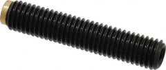 J.W. Winco - M10x1.50 Metric Coarse, 50mm Length of Thread, Soft Tip Point Set Screw - Grade 5.8 Steel, 5mm Key - Benchmark Tooling