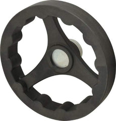 J.W. Winco - 200mm, Handwheel - 40mm Hub, Plastic, Plain Finish - Benchmark Tooling