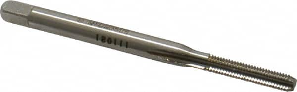 Heli-Coil - #2-56 UNC, H1, 3 Flute, Bottoming Chamfer, Bright Finish, High Speed Steel Hand STI Tap - 1-7/8" OAL, 9/16" Thread Length, 3/16" Square Length, 0.11" Square Size, 3B Class of Fit - Exact Industrial Supply