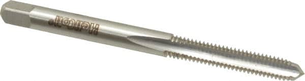 Heli-Coil - #6-32 UNC, H2, 3 Flute, Plug Chamfer, Bright Finish, High Speed Steel Hand STI Tap - 2-3/8" OAL, 7/8" Thread Length, 1/4" Square Length, 0.152" Square Size, 3B Class of Fit - Exact Industrial Supply