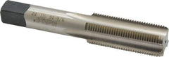 Heli-Coil - 3/4-16 UNF, H3, 4 Flute, Bottoming Chamfer, Bright Finish, High Speed Steel Hand STI Tap - 4-15/32" OAL, 2" Thread Length, 11/16" Square Length, 0.489" Square Size, 3B Class of Fit - Benchmark Tooling