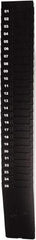 Lathem Time - 33-1/2" High x 4-1/2" Wide 25 Pocket Adjustable Time Card Rack - Black, Use with Time Cards - Benchmark Tooling