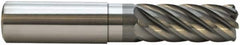 M.A. Ford - 1", 7 Flute, Single End, Solid Carbide, 0.045" Corner Radius End Mill - 6" OAL, 38° Helix, Right Hand Flute, 3" LOC, Right Hand Cut, 4" Extended Reach - Benchmark Tooling