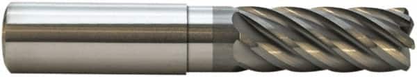 M.A. Ford - 12mm, 7 Flute, Single End, Solid Carbide, 4mm Corner Radius End Mill - 120mm OAL, 38° Helix, Right Hand Flute, 30mm LOC, Right Hand Cut, 60mm Extended Reach - Benchmark Tooling