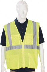 PIP - High Visibility Vest - CL2 ZIP FRONT LIME XL BARRIERE MESH FABRIC VEST - Benchmark Tooling