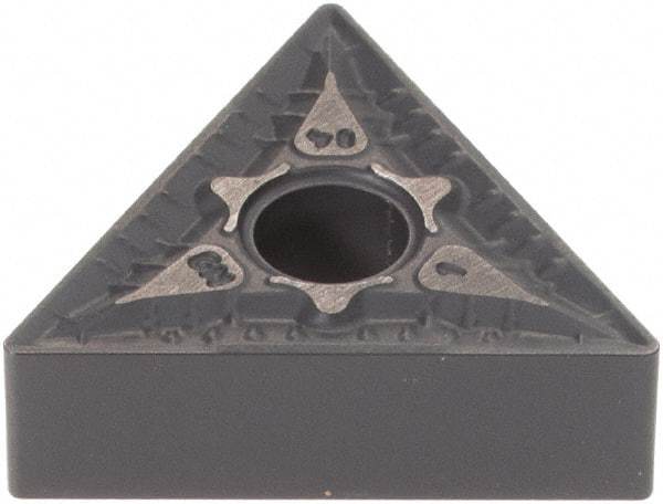 Iscar - TNMG331 GN Grade IC428 Carbide Turning Insert - TiC/Al2O3 Finish, 60° Triangle, 3/8" Inscr Circle, 3/16" Thick, 1/64" Corner Radius - Benchmark Tooling