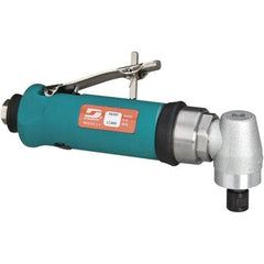 Dynabrade - 12,000 RPM, Pneumatic Angle & Disc Grinder - 38 CFM, Rear Exhaust - Benchmark Tooling