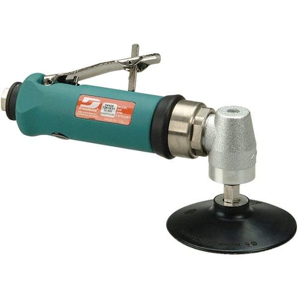 Dynabrade - 4" Max Disc, 12,000 RPM, Pneumatic Handheld Disc Sander - 39 CFM, 1/4" Inlet, 0.7 hp, 90 psi - Benchmark Tooling